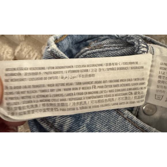 Abercrombie & Fitch ‘90s Straight Ultra High Rise Jeans Light Wash Size 29 - Picture 6 of 7